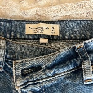 Abercrombie size 4 jeans 90s straight ultra high rise